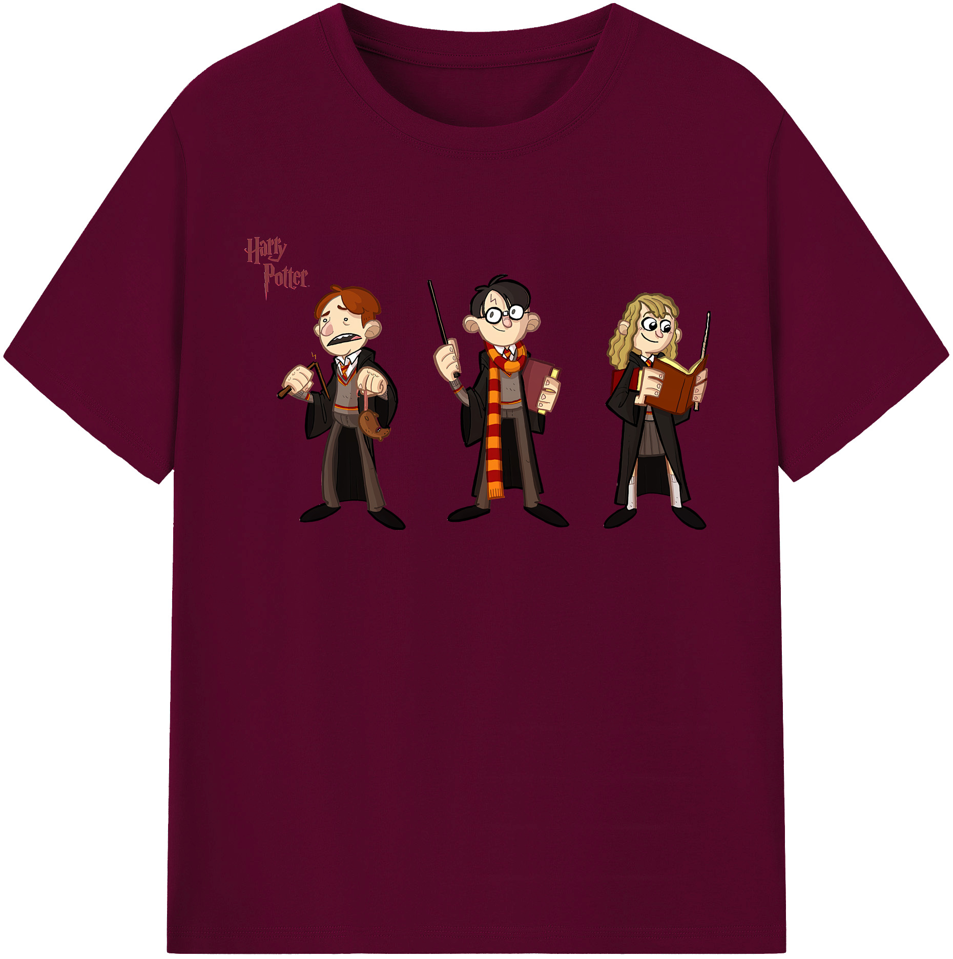 （画像用） Harry Potter ハリー・ポッターシリーズ レディースカジュアルプリントTシャツ（綿100％）
